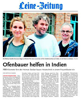 Ofenbauer helfen in Indien